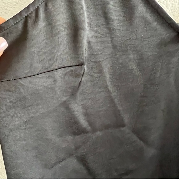 NWOT A New Day Black Slip Tank Cami Casual Trendy Contemporary Neutral Medium - Picture 7 of 8